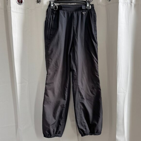 Vintage Obermeyer Sport Womens Ski Pants Black Snowboard Full Zip Legs 18307 - Picture 1 of 16